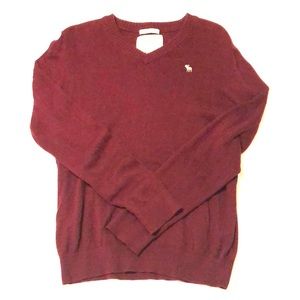 Burgundy A&F Sweater